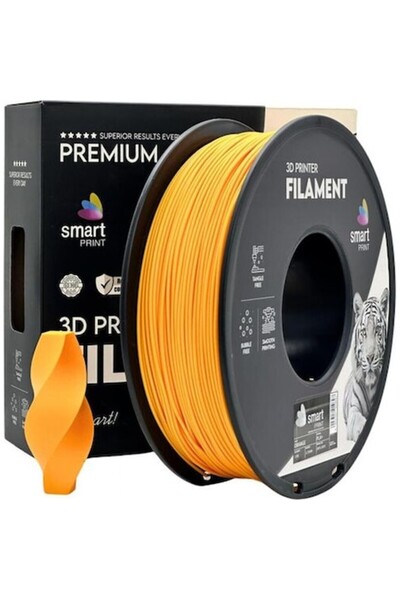 Smart Print PROF. FILAMENT LAB 3D 1KG PLA+ PORTOCALIU, Diametru 1.75mm, Greut...