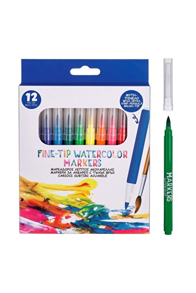 OEM Set carioci colorate pentru școală, 12 bucăți – vârf subțire