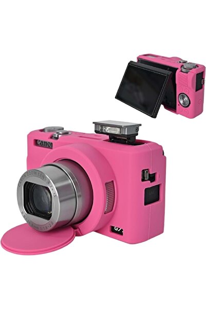 DP Canon Powershot G7 X Mark III / G7x3 Lens Kapaklı Yumuşak Silikon Koruyucu...