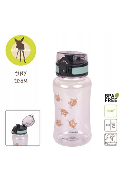 NO BRAND Sticlă Lassig Tritan 420ml / sticlă de apă Tiny Team Kitten 12100187043