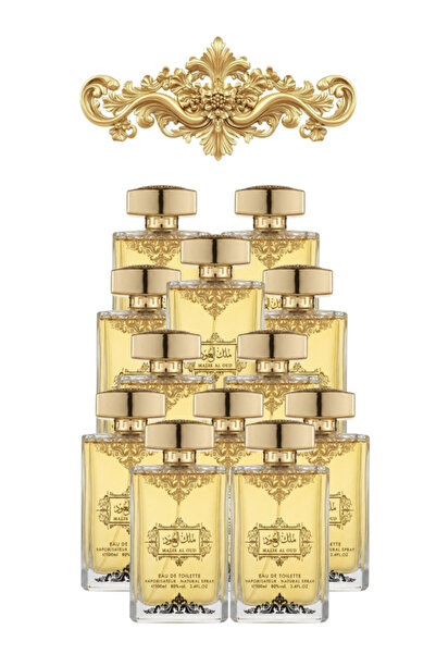 Al aqeeq 12 قطعة من عطر ملك العود 100 مل