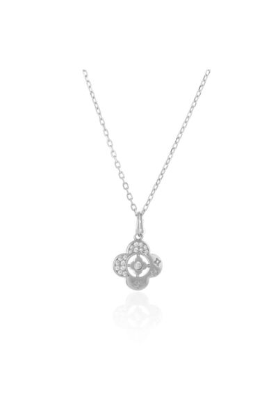 Sonis Lant cu pandantiv din argint 925 rodiat, Piatra : cubic zirconia , Culo...