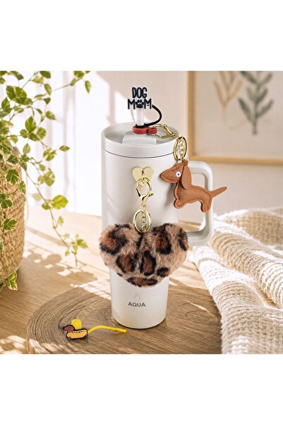 OEM Set Charms pentru Pahar Termos Animal Print