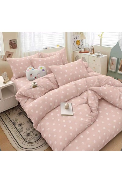 CHIRASO Bedding Set, 4 Pieces, Satin Cotton , Stretchy Sheet 180x200cm, Duvet...