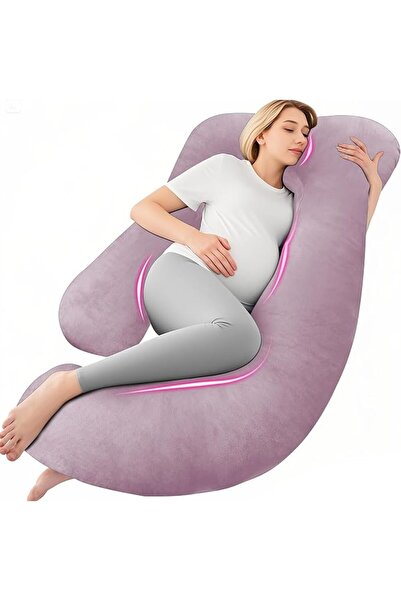 Chilling Home وسادة حمل من تشيلينج هوم، بتصميم حرف U للنوم، وسادة جسم للبالغي...