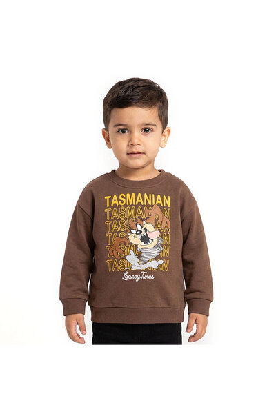 Looney Tunes Bugs Bunny - Erkek Bebek Lisans Sweatshirt Bisiklet Yaka Long Sl...
