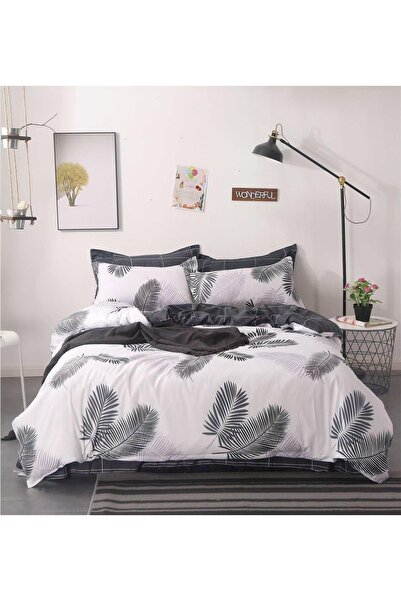 CHIRASO Bedding Set, 4 Pieces, Satin Cotton , Stretchy Sheet 180x200cm, Duvet...