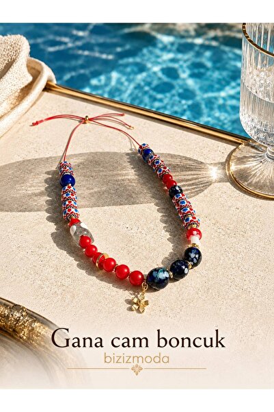 bizizmoda İthal Gana El Yapımı Krobo Cam Boncuk