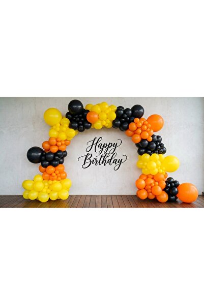 turkuaz parti 60-Piece Construction Concept Balloon Set, Construction Theme B...