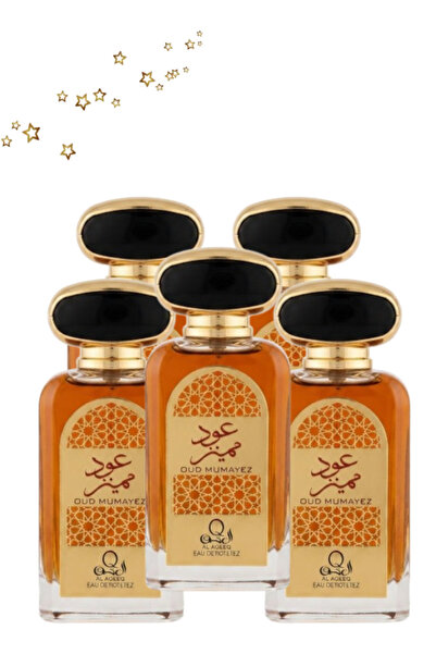 Al aqeeq 5 قطع من عطر العود المميز 100 مل