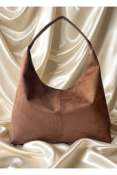 Gogoey Soft Suede Texture Voluminous Women's Hand and Shoulder Bag