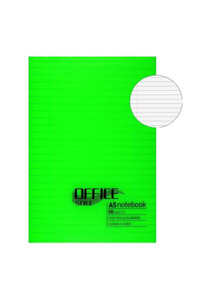 OEM Caiet A5 Dictando Coperta Verde Lime - 50F