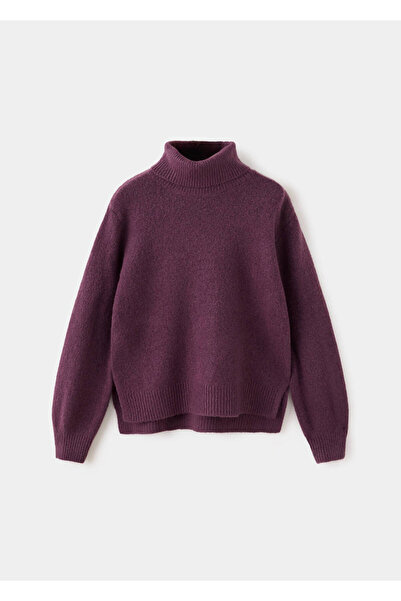 MANGO Kids Boğazlı örgü kazak