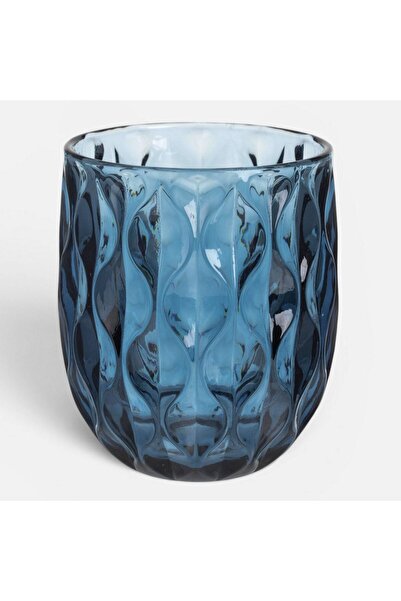 OEM Blue Pulse Glass Water Glass 350ml