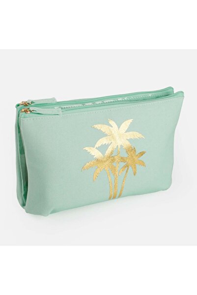 OEM Portfard Dublu Verde Menta 28x9x16cm