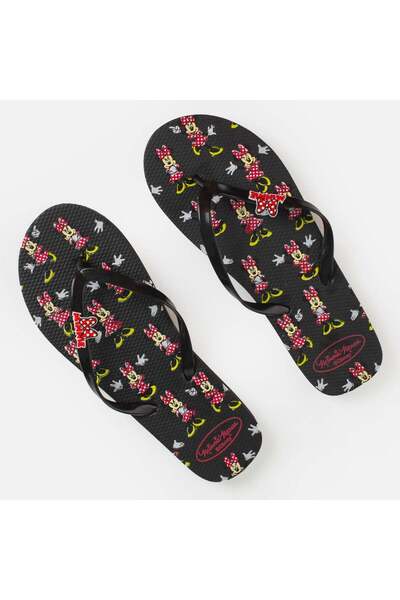 OEM Papuci Plaja Negri Minnie Mouse pentru Femei 38-39