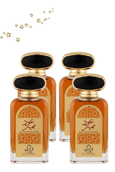 Al aqeeq 4 قطع عطر عود مماليز 100 مل