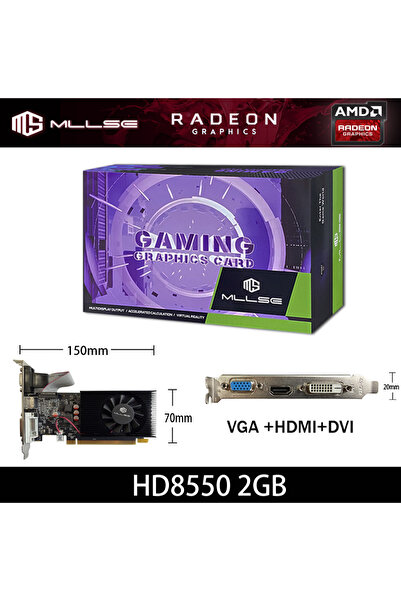 choice2 بطاقة رسومات HD8550 2GB MLLSE GT730 4GB GT740 4GB GDDR3 128Bit DVI VG...