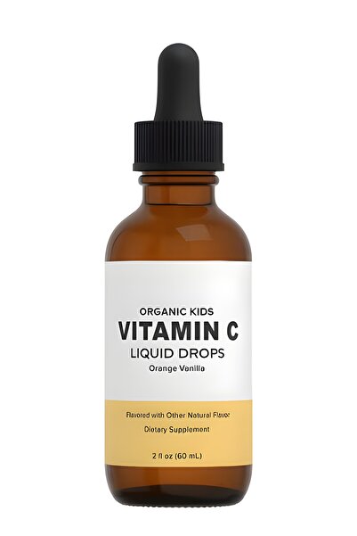 Generic Brand ORGANIC KIDS VITAMIN C LIQUID DROPS Orange Vanilla 60 mL