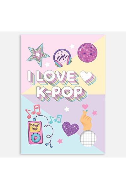 OEM Caiet A5 Matematica Coperta cu Model K-POP - 80 File
