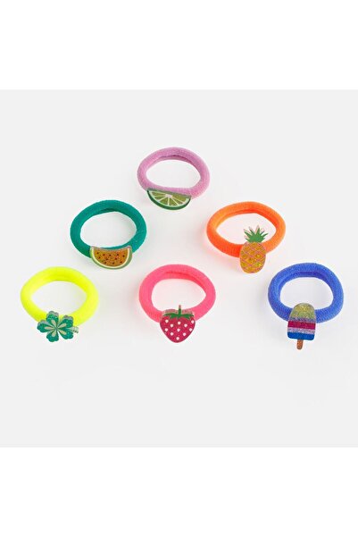 OEM Elastice de Par Fructe pentru Copii - 6buc