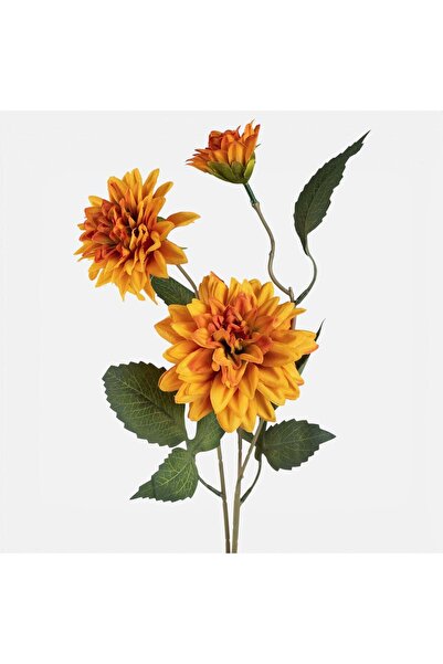 OEM Floare Artificiala Dalie Portocalie 71cm