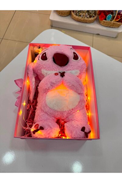 NUREYY AKSESUAR BÜYÜK BOY nefes alan stitch uyku arkadaşı 35 cm büyük boy