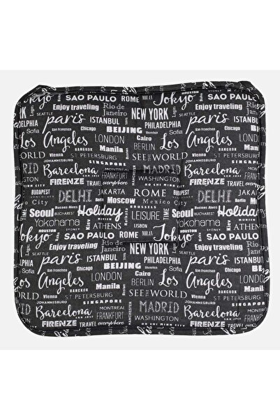 OEM Grey Printed Chair Cushion 39x39cm