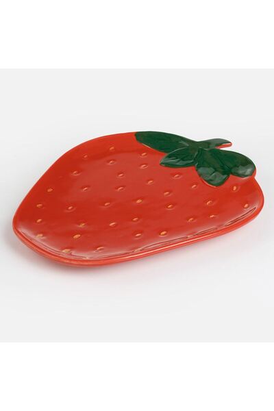 OEM Platou Ceramic Capsuna 28x22,8x2,9cm