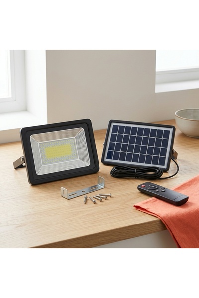 DeaL Lampă solară LED de 200W cu telecomandă — Iluminat! 🌞 ✨