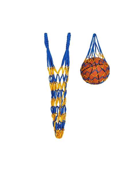 OEM Blue Yellow Basketball Mesh Bag
