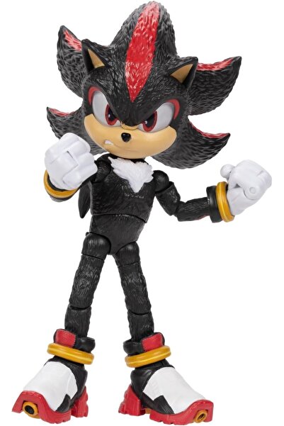 TOYFEST Sonic The Hedgehog 3 Shadow Aksiyon Figürü 22 Eklemli - 13 cm