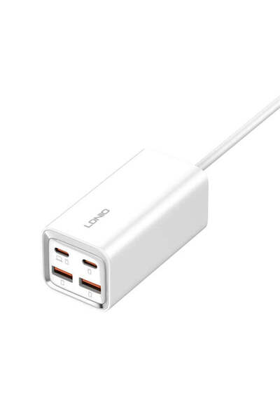 LDNIO 220V 65W, 2xUSB-A + 2xUSB-C + AC, Desktop 2500W, alb - A4610 - alb