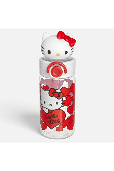 OEM Sticla din Plastic Pop Up cu Model 3D Hello Kitty pentru Copii 500ml