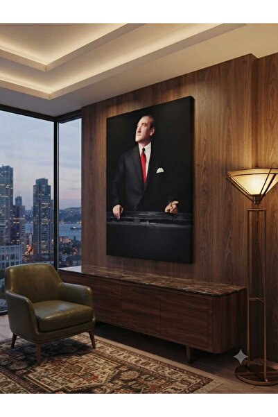 Genel Markalar Tablo Ahşap 60x90 cm Büyük Boy Ofis ve Salon Hediyelik Duvar A...