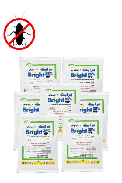 Bright 7 قطع من مبيد الحشرات المسحوق القابل للبلل بنسبة 25% - قاتل الصراصير