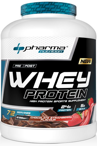 Pharma Nutrition بروتين مصل اللبن 2196 جرام 72 حصة بنكهة الشوكولاتة والفراولة...