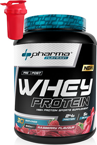 Pharma Nutrition Whey Protein 900 gr 30 Servis Ahududu Aromalı 24 gram protei...