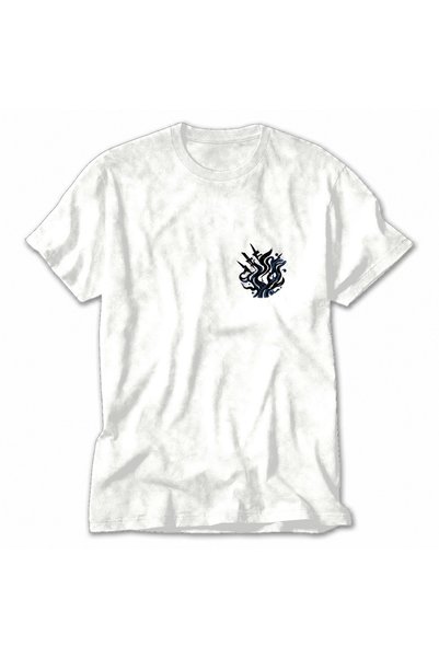 WAKHA Women's Aquarius Star Sign Modern Art Design - White