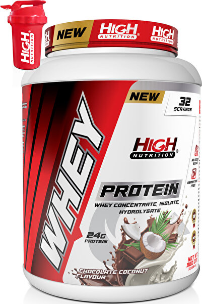 High Nutrition WHEY PROTEİN 960 GR ÇİKOLATA HİNDİSTAN CEVİZİ A. PROTEİN TOZU ...