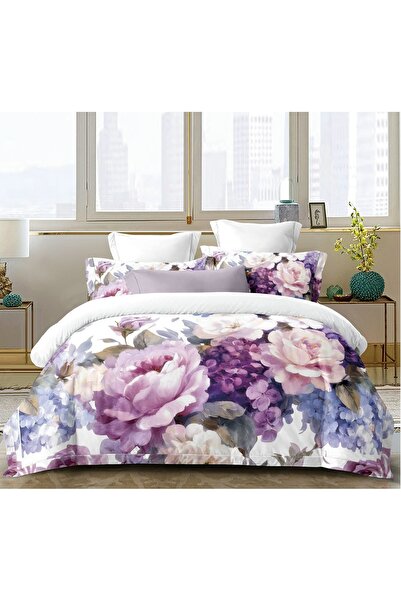 CHIRASO bedding set, Cotton, 4 pieces, Stretchy sheet 180x200cm, Duvet cover ...