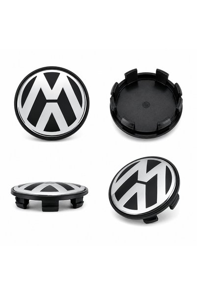 VOLKSWAGEN Uyumlu Jant Göbeği / 58-55 / Jant Kapak Göbeği 4 Adet