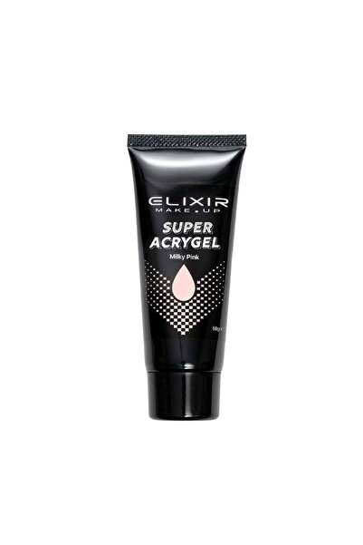 Elixir Σούπερ Ακρυλικό Τζελ - 907C Γαλακτερό Ροζ 60γρ.