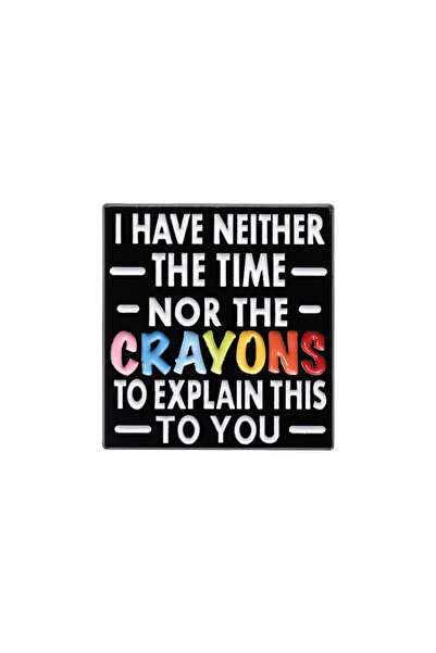 Choice29 QHXZ2937 Inspiration Life Maxims Enamel Pins Cartoon Rainbow Punk Qu...