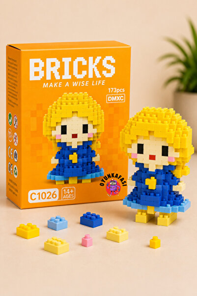 OYUNKAFASI Mini Blok Yapım Seti – 3D Karakter Figürü Birleştirme ve Aktivite ...