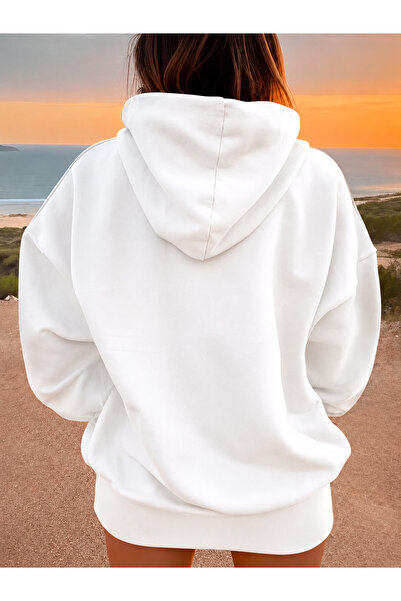 New Shine Solid Color Cotton Women's Sweatshirt