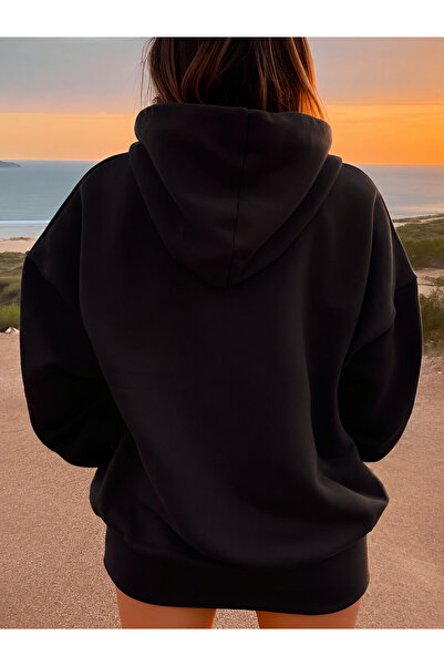 New Shine Solid Color Cotton Women's Sweatshirt