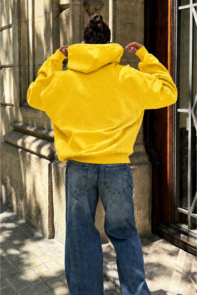 New Shine Solid Color Cotton Women's Sweatshirt