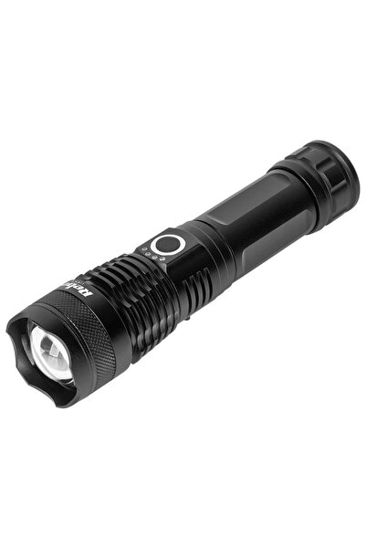 Rebel Lanterna LED 10 W, 1000 lm, IP 65, Aluminiu, Acumulator, Încărcare USB-C