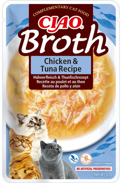 Ciao PLIC PISICA BROTH PUI SI TON 40GR
